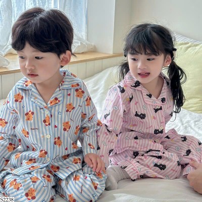 S2238 BỘ PIJAMA HOẠT HÌNH DÀI TAY