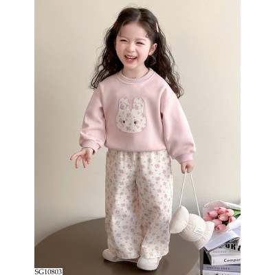 SG10803 SET THỎ HỒNG CHO BÉ GÁI