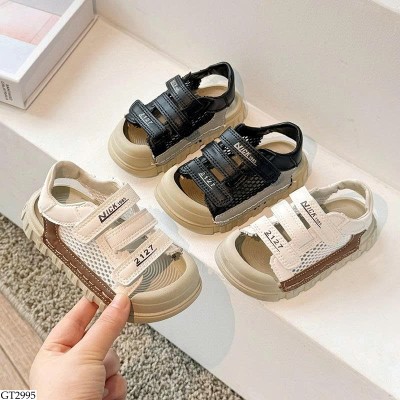 GT2995 SANDAL BÍT MŨI PHỐI LƯỚI BT