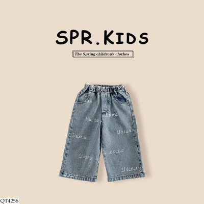 QT4256 QUẦN JEAN SUÔNG BT SPR.KIDS