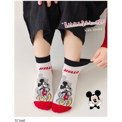 TC1660 SET 5 ĐÔI TẤT CHUỘT MICKEY