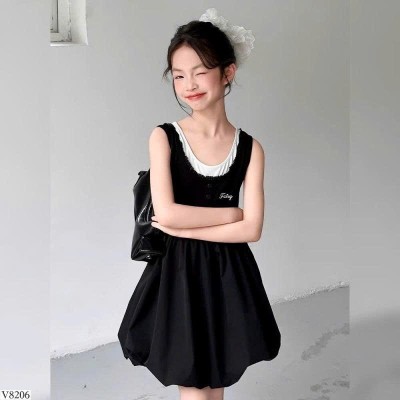 V8206 VÁY SÁT NÁCH GIẢ 2 MẢNH