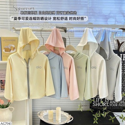AG7041 ÁO CHỐNG NẮNG CHỮ ALO BG