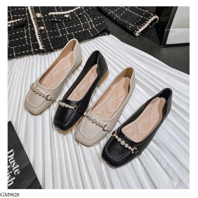 GM9828 GIÀY ĐẾ BỆT ĐÍNH NGỌC