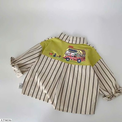 AT8036 ÁO SƠ MI HỌA TIẾT MAIBAO