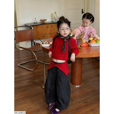 SG10831 SET ÁO LEN KÈM KHĂN MIX QUẦN THỤNG