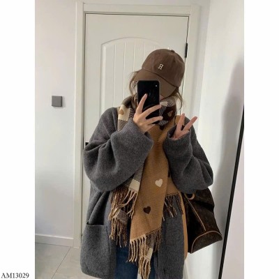 AM13029 ÁO CARDIGAN LEN CACHE NỮ