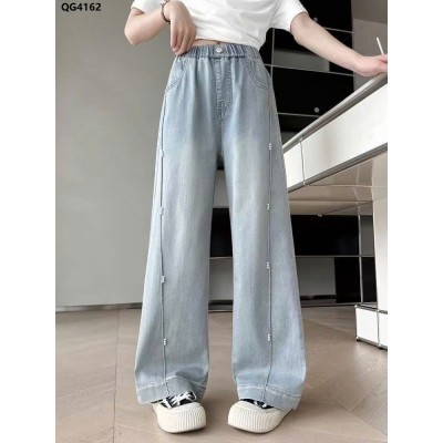 QG4162 QUẦN JEAN SUÔNG MẪU MỚI BÉ GÁI