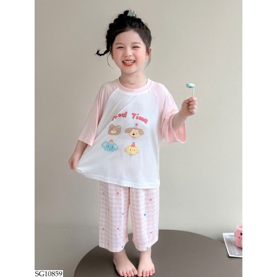 SG10859 BỘ NGỦ MẶC NHÀ CHO BÉ GÁI