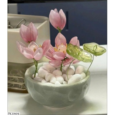 PK10604 CHẬU HOA ĐỂ BÀN DECOR