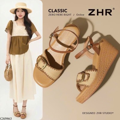 GM9863 DÉP SANDAL ĐẾ XUỐNG CHO NỮ