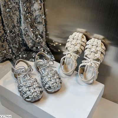 GG7816 GIÀY NƠ CÔNG CHÚA QUAI ĐAN BG