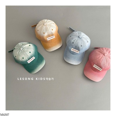 M4307 MŨ LƯỠI TRAI DENIM LOANG CHO BÉ