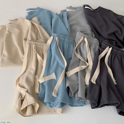 SM3391  SET CỘC TAY QUẦN SHORT NỮ