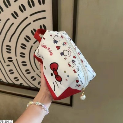 PK10617 TÚI ĐỰNG ĐỒ MAKE UP MÈO KITTY