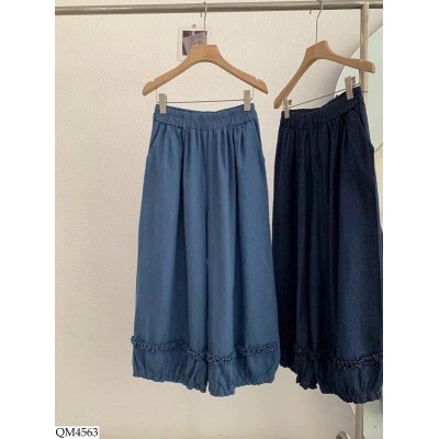 QM4563 QUẦN SUÔNG LỬNG DENIM