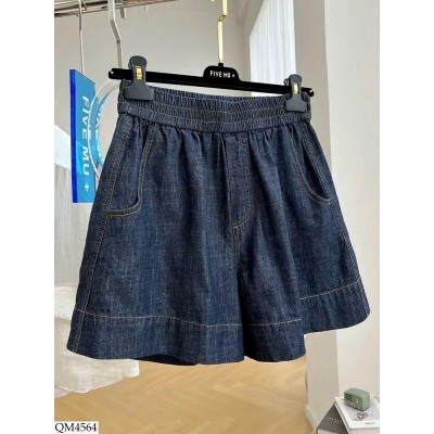 QM4564 QUẦN SHORT DENIM CẠP CHUN NỮ