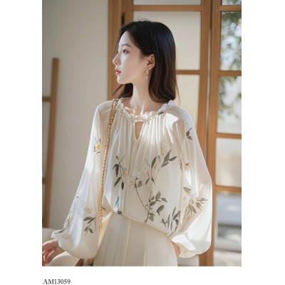 AM13059  ÁO SƠ MI DÀI TAY PHỒNG