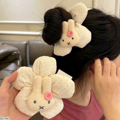 BD580 DÂY HOA CHẤM BI THỎ CUTE