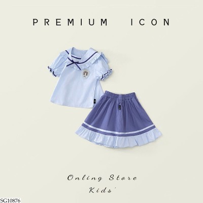SG10876 SET BÉ GÁI PHONG CÁCH NỮ SINH PREMIUM ICON