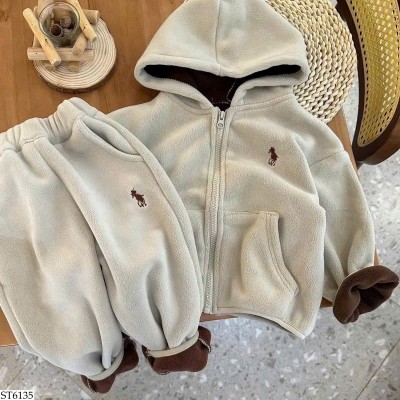 ST6135 BỘ NỈ KHÓA CHO BÉ TRAI