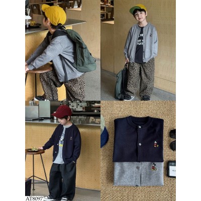 AT8097 ÁO CARDIGAN CHUỘT MICKEY AOAOKIDS BT