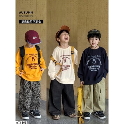 AT8101 ÁO NỈ CHỮ AOAOKIDS BT