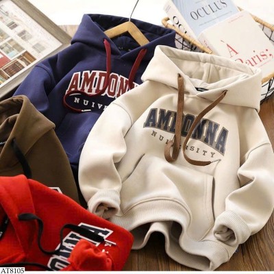AT8105 ÁO HOODIE CHỮ CHO BÉ
