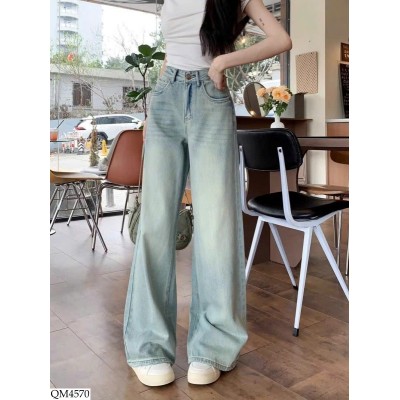 QM4570 QUẦN JEAN SUÔNG BẠC NỮ