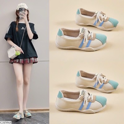GM9868  GIÀY LƯỜI PHỐI MÀU NỮ