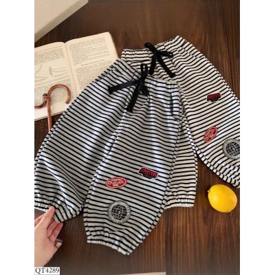 QT4289  QUẦN NỈ KẺ NGANG BT