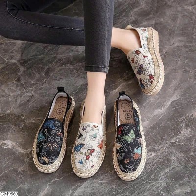 GM9869 GIÀY LƯỜI PHONG CÁCH VINTAGE NỮ