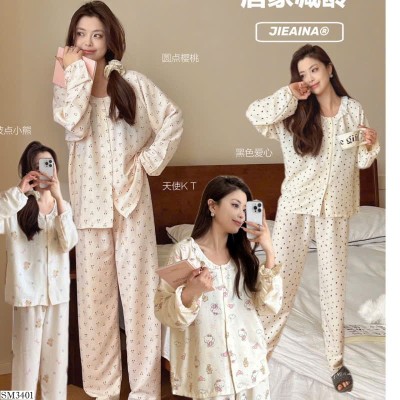 SM3401  SET PIJAMA TIỂU THƯ JIEAINA