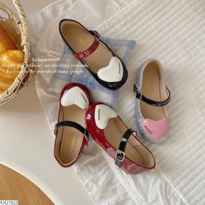 GG7823 GIÀY BÚP BÊ TRÁI TIM CHO BÉ