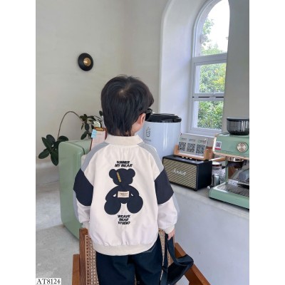 AT8124 ÁO BOMBER GẤU KOREA