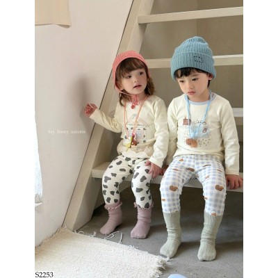 S2253 BỘ NGỦ HOẠT HÌNH DÀI TAY HEY HONEY