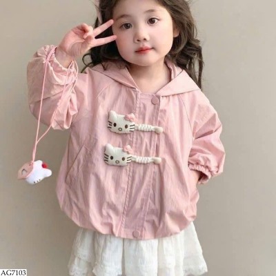 AG7103 ÁO KHOÁC MÈO KITTY BG