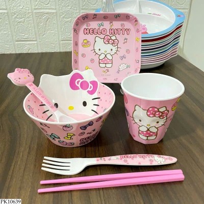 PK10639 BỘ BÁT ĐŨA MÈO KITTY 