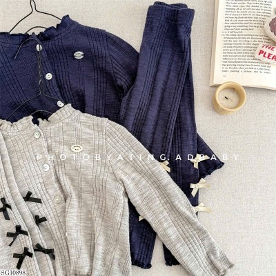 SG10898 SET ÁO CARDIGAN MIX QUẦN LEGGING
