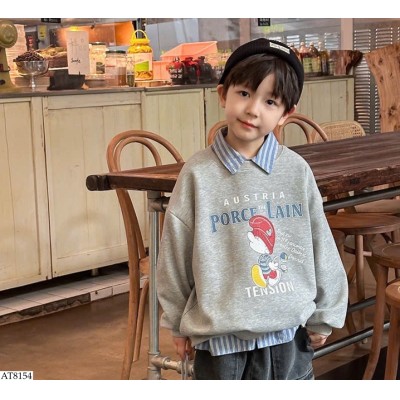 AT8154 ÁO NỈ CHO BÉ TRAI HÃNG AMBB