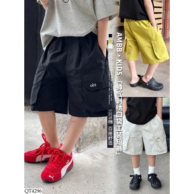 QT4296 QUẦN SHORT TÚI HỘP CHO BÉ TRAI AMBB