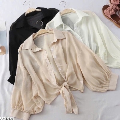 AM13131 ÁO KHOÁC SƠ MI MỎNG CHO NỮ