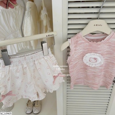 SG10905 BỘ SÁT NÁCH HELLO KITTY CHO BÉ GÁI