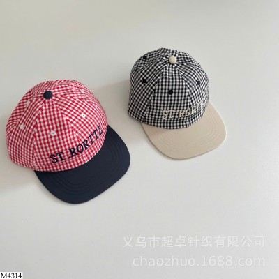 M4314 MŨ LƯỠI TRAI KẺ CARO