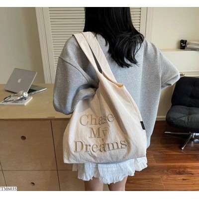 TM6035  TÚI TOTE VẢI CHỮ