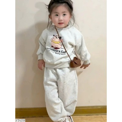 ST6158 SET NỈ XÁM TIÊU CHO BÉ