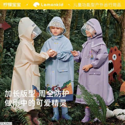 PK10655  ÁO MƯA TRÙM BALO LEMONKID ĐI HỌC CHO BÉ