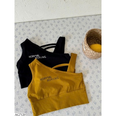 AG7120 ÁO CROPTOP CHỮ BG
