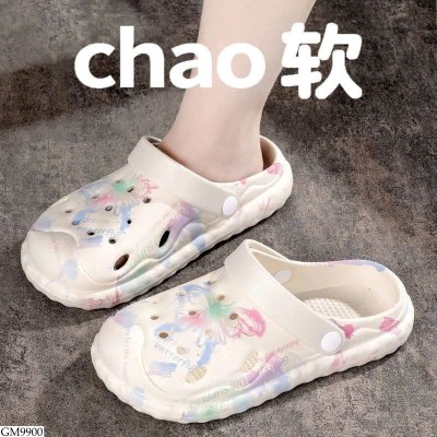 GM9900 SỤC CROCS HOẠ TIẾT SẮC MÀU 