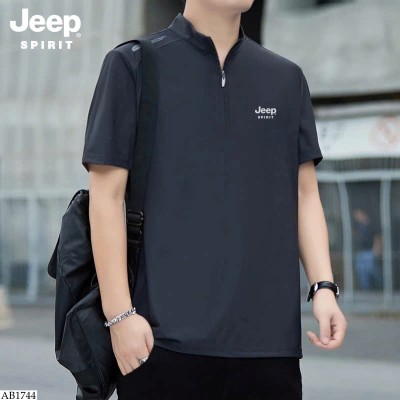 AB1744 ÁO CỔ TÀU KÉO KHOÁ NAM JEEP